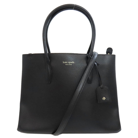 Kate Spade Tote Bag PVC black 2WAY Women Used Authentic