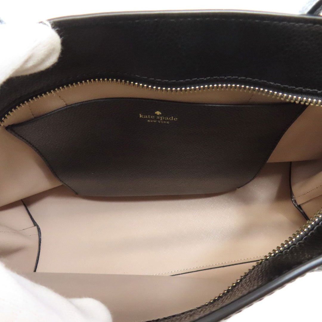 Kate Spade Tote Bag PVC black 2WAY Women Used Authentic