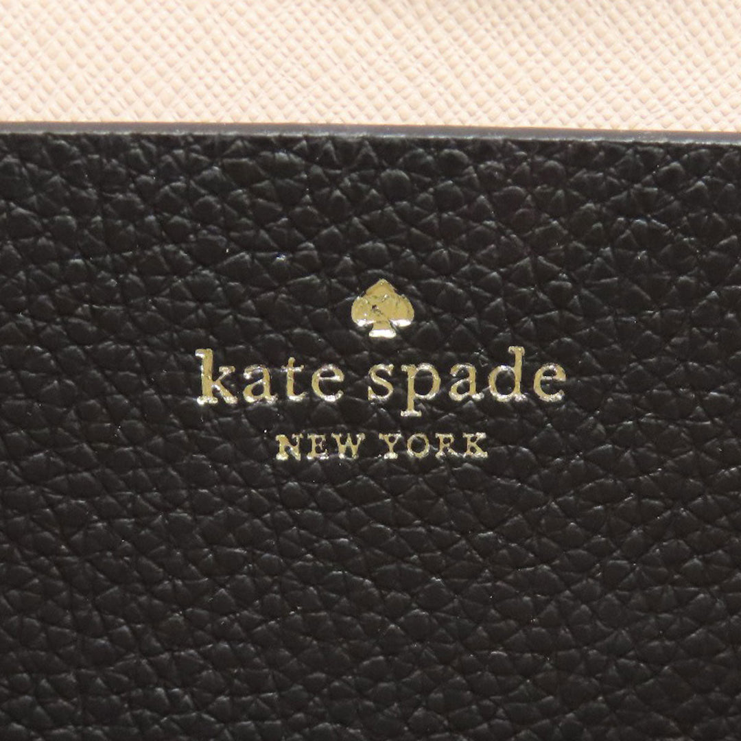 Kate Spade Tote Bag PVC black 2WAY Women Used Authentic