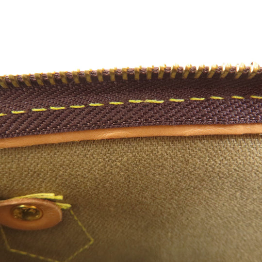 ETRO Boston Duffel bag PVC Brown Paisley Pattern Women Used Authentic