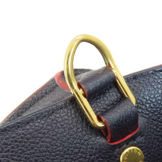 LOUIS VUITTON Handbag M42746 Ann Platt Navy Montaigne MM Marine Rouge