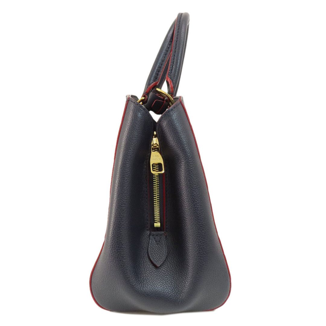 LOUIS VUITTON Handbag M42746 Ann Platt Navy Montaigne MM Marine Rouge