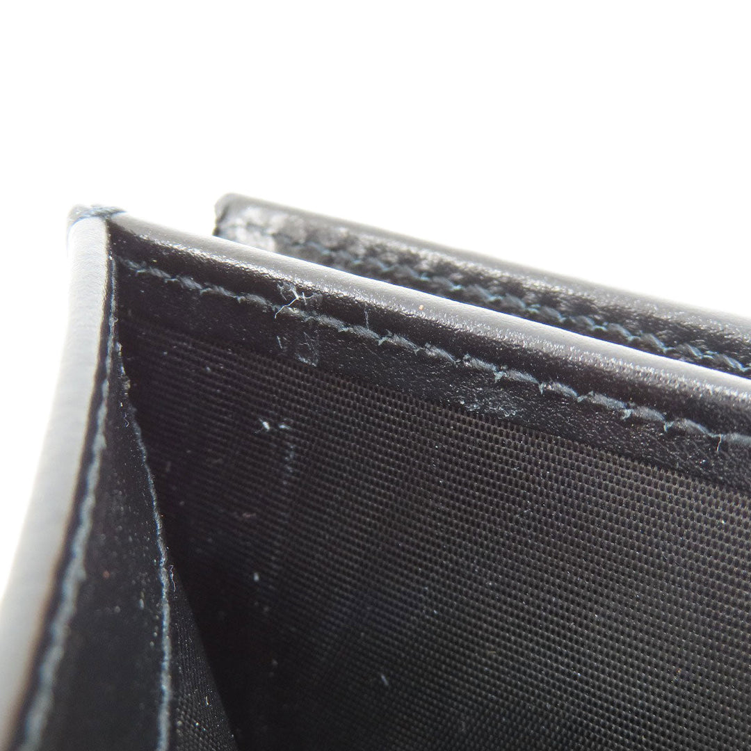 GUCCI Bifold Wallet 621887 leather black Horsebit Women Used Authentic