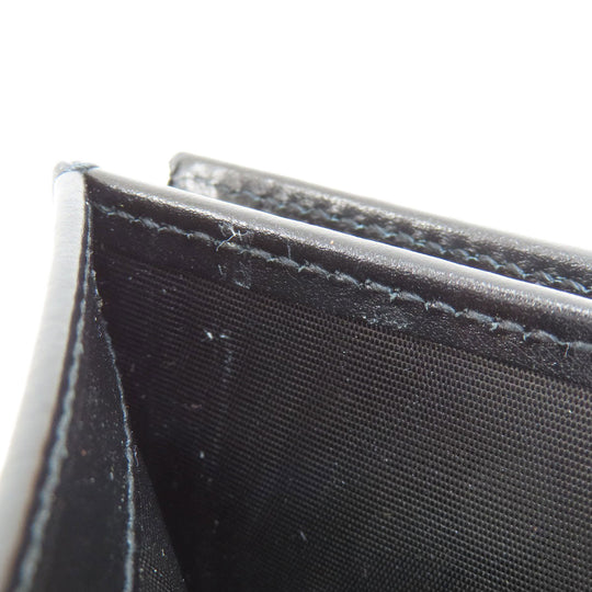 GUCCI Bifold Wallet 621887 leather black Horsebit Women Used Authentic