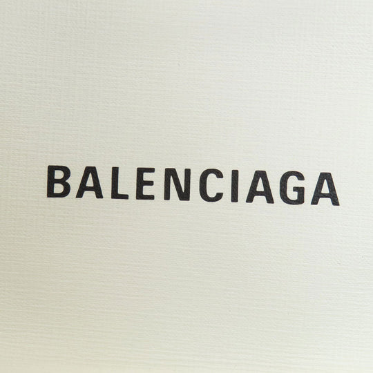 BALENCIAGA Handbag 572411 leather white Shopping tote 2WAY Women Used Authentic