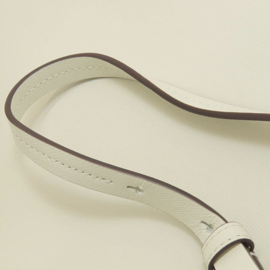 Kate Spade Handbag leather white logo 2WAY Women Used Authentic