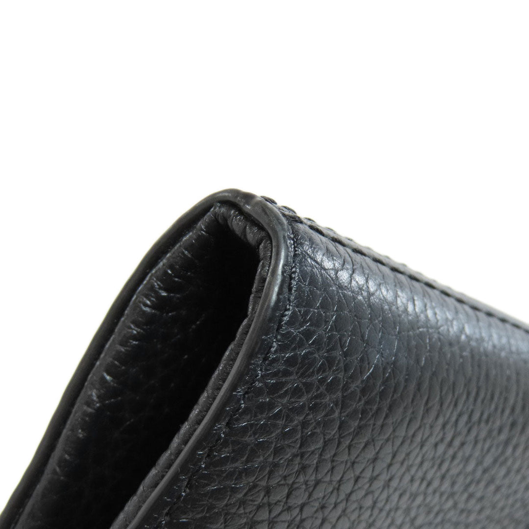 MICHAEL KORS Shoulder Bag leather black ChainShoulder Women Used Authentic