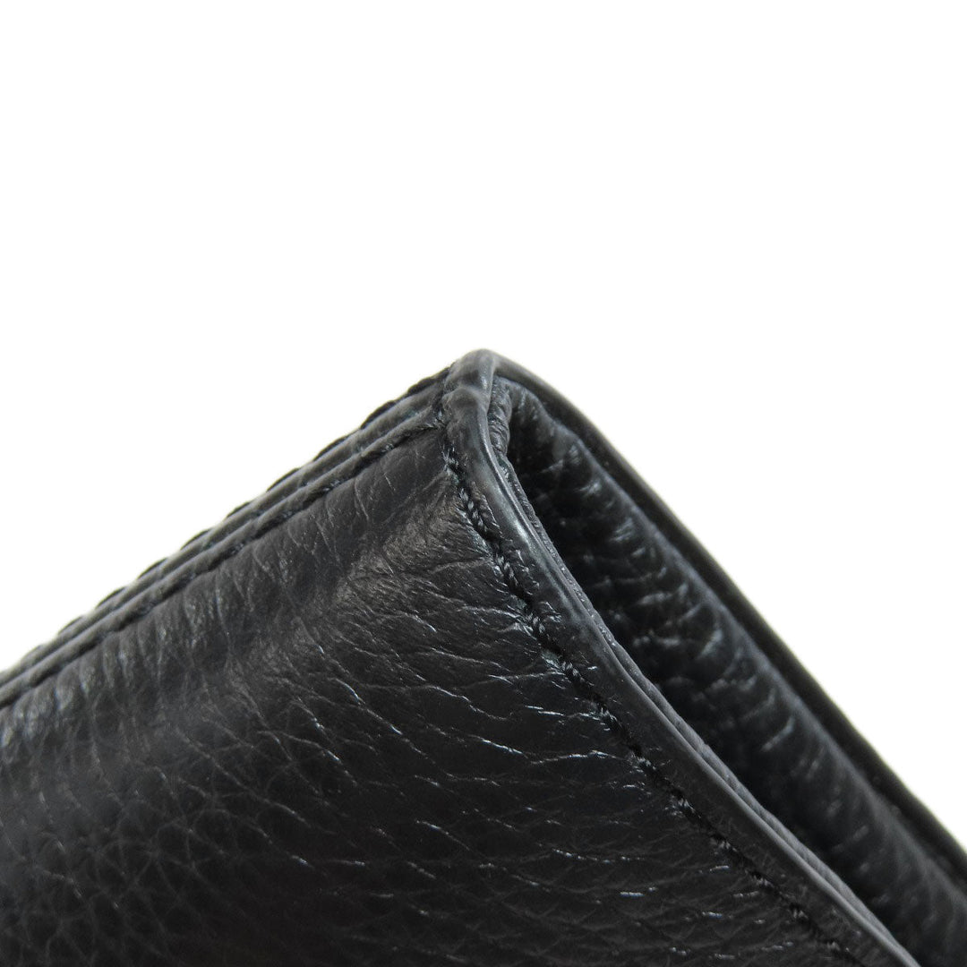 MICHAEL KORS Shoulder Bag leather black ChainShoulder Women Used Authentic