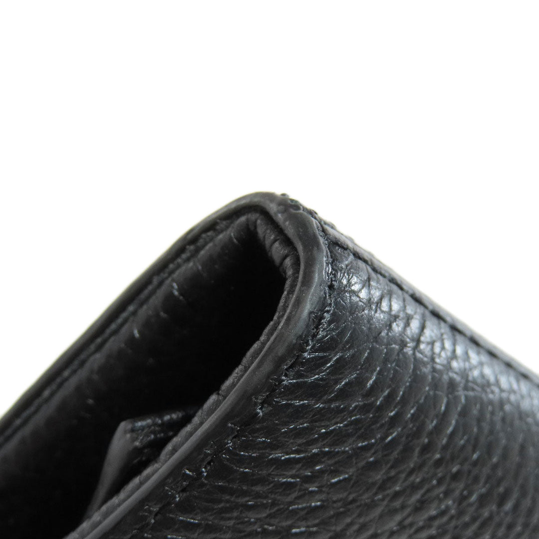 MICHAEL KORS Shoulder Bag leather black ChainShoulder Women Used Authentic