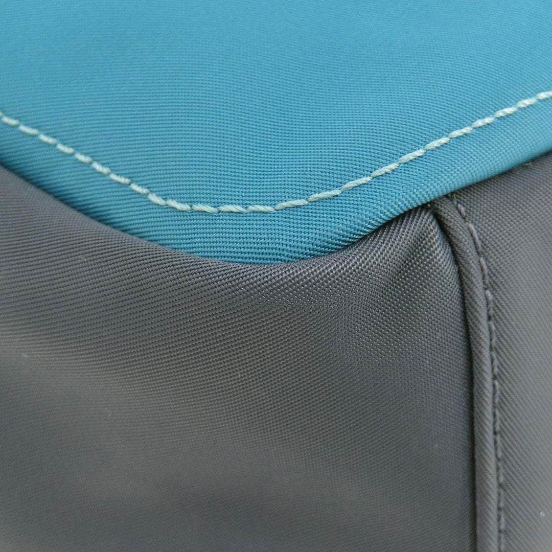 Kate Spade Tote Bag Nylon blue logo Women Used Authentic