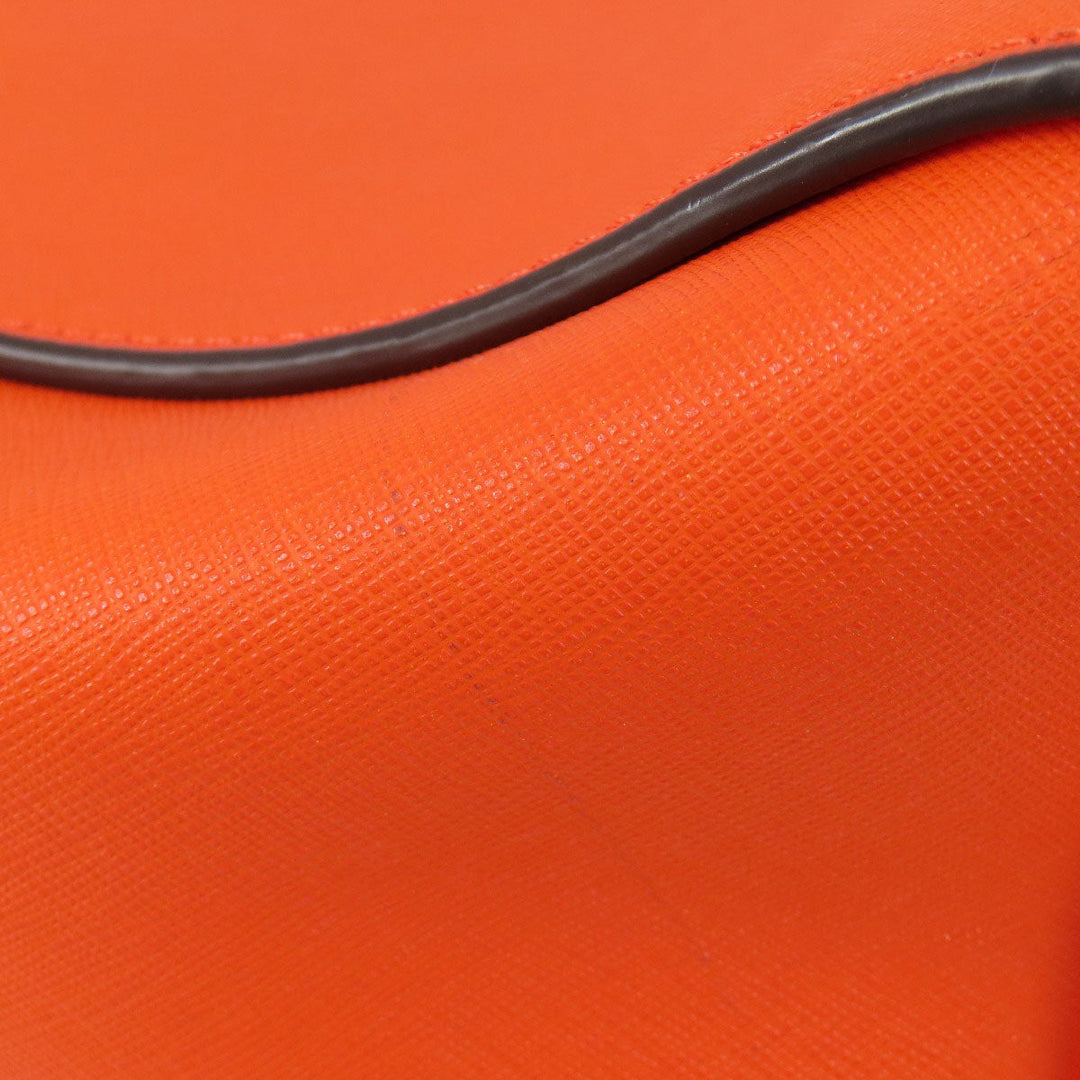MICHAEL KORS Handbag PVC Orange 2WAY Women Used Authentic
