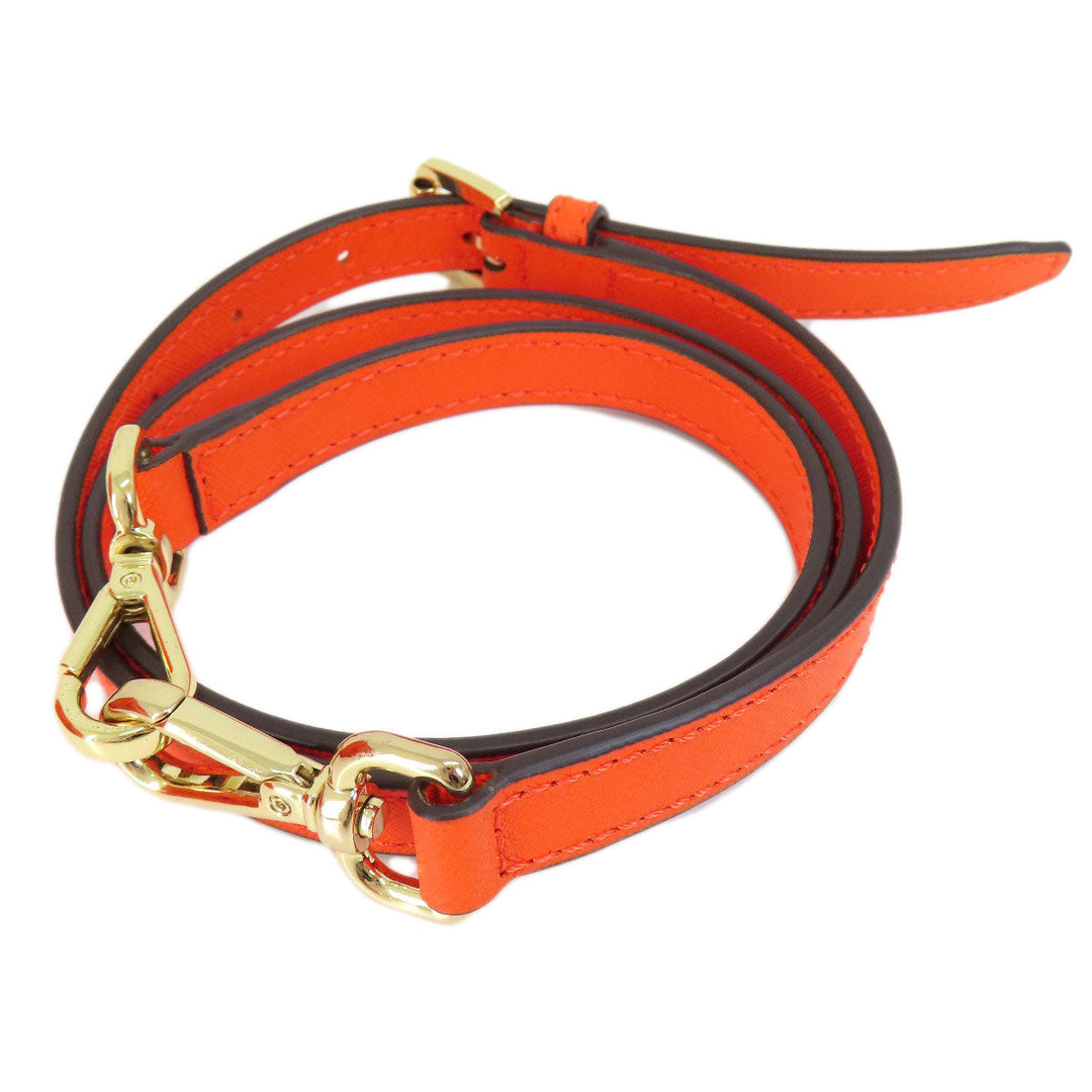 MICHAEL KORS Handbag PVC Orange 2WAY Women Used Authentic