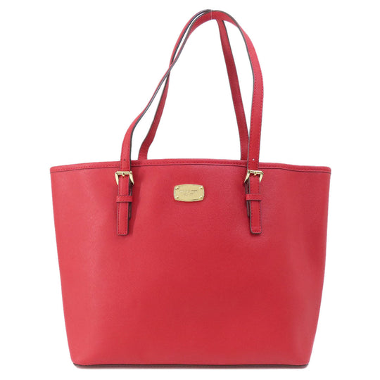 MICHAEL KORS Tote Bag PVC Red logo Women Used Authentic