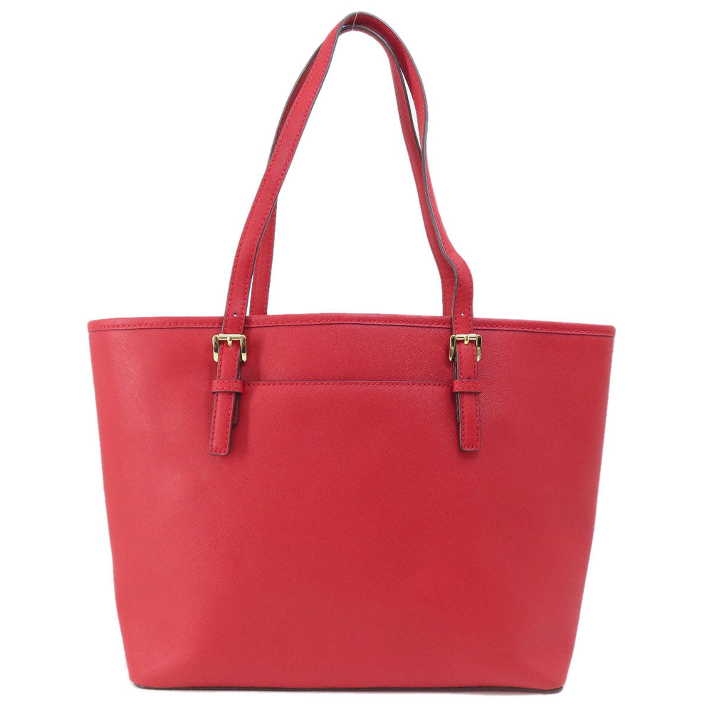 MICHAEL KORS Tote Bag PVC Red logo Women Used Authentic