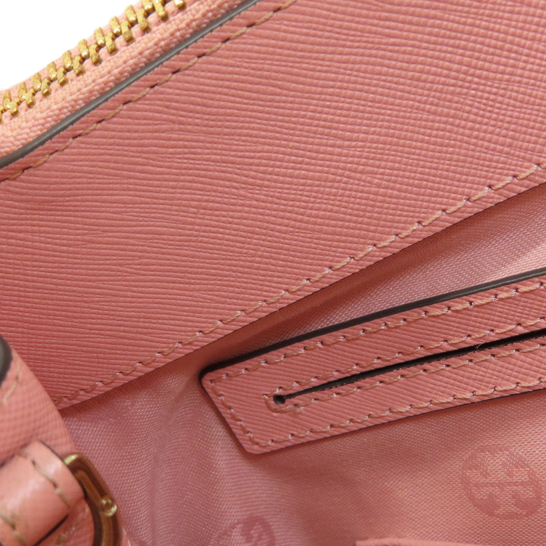 Tory Burch Handbag PVC pink logo 2WAY Women Used Authentic
