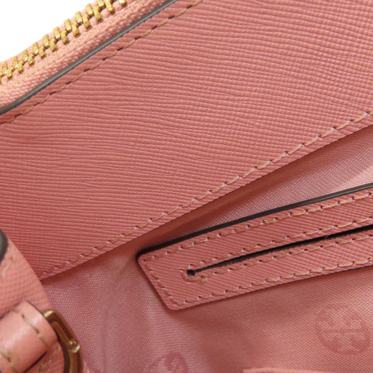 Tory Burch Handbag PVC pink logo 2WAY Women Used Authentic