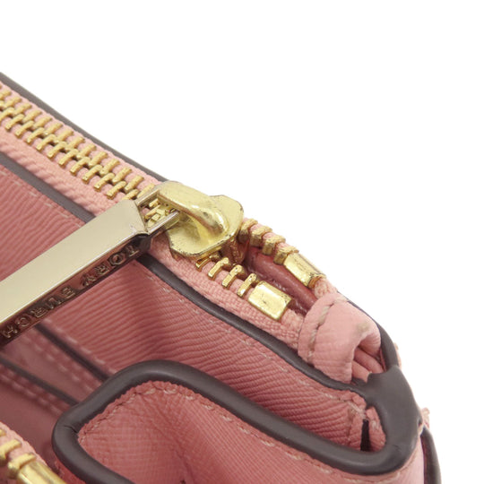 Tory Burch Handbag PVC pink logo 2WAY Women Used Authentic