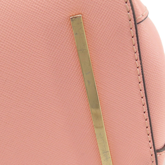 Tory Burch Handbag PVC pink logo 2WAY Women Used Authentic