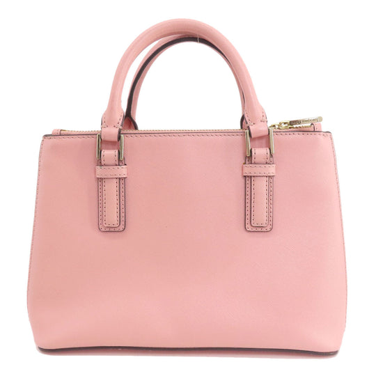 Tory Burch Handbag PVC pink logo 2WAY Women Used Authentic