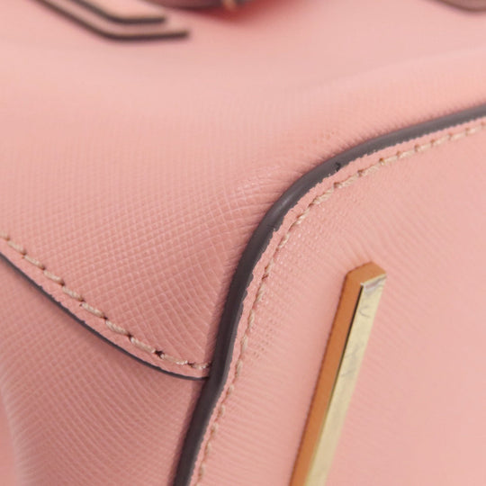 Tory Burch Handbag PVC pink logo 2WAY Women Used Authentic