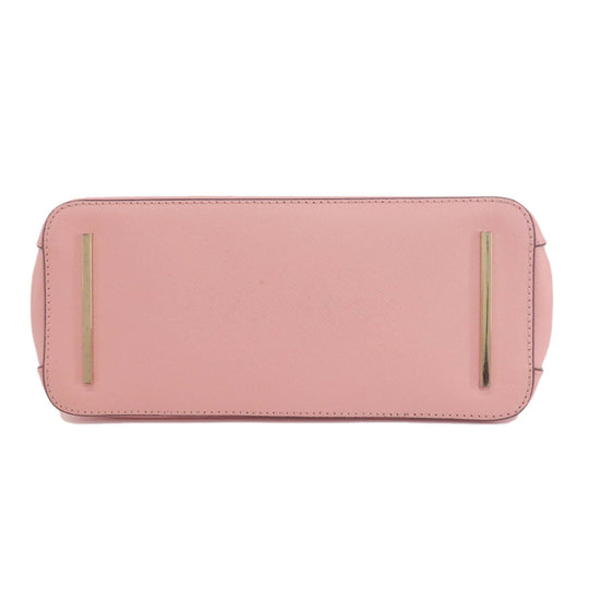 Tory Burch Handbag PVC pink logo 2WAY Women Used Authentic