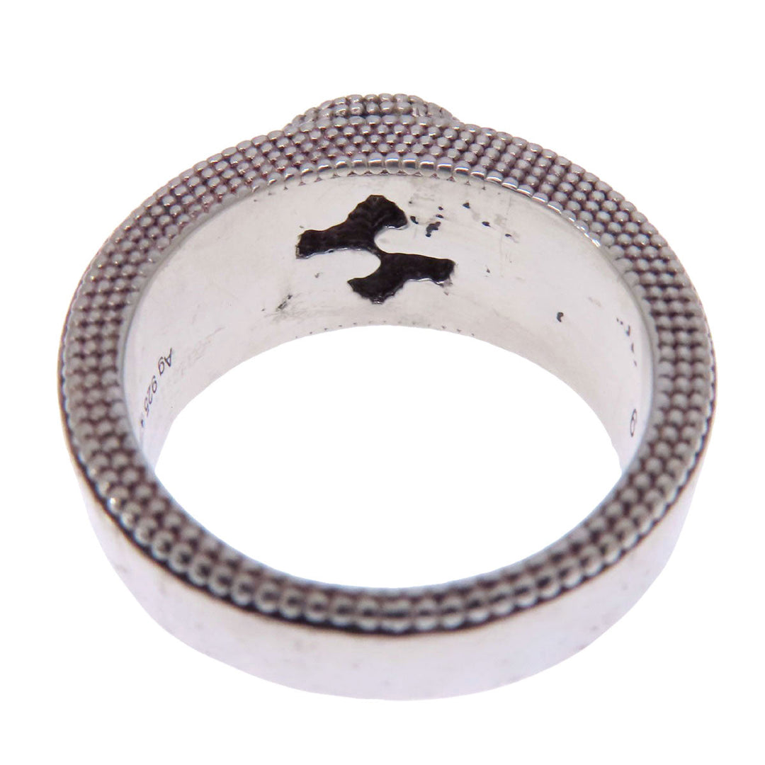 GUCCI Ring SV Silver Interlocking G 9