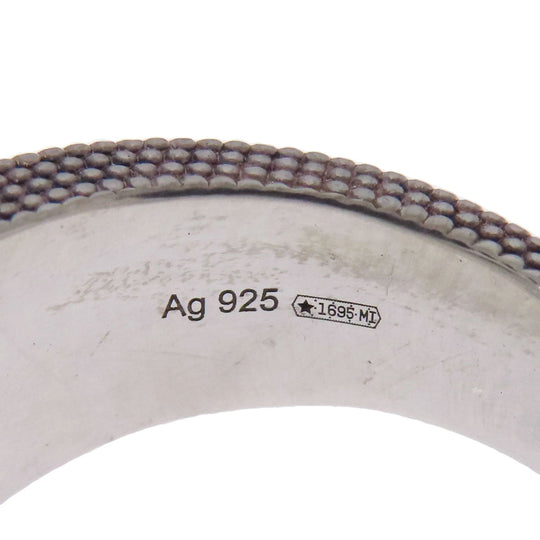 GUCCI Ring SV Silver Interlocking G 9