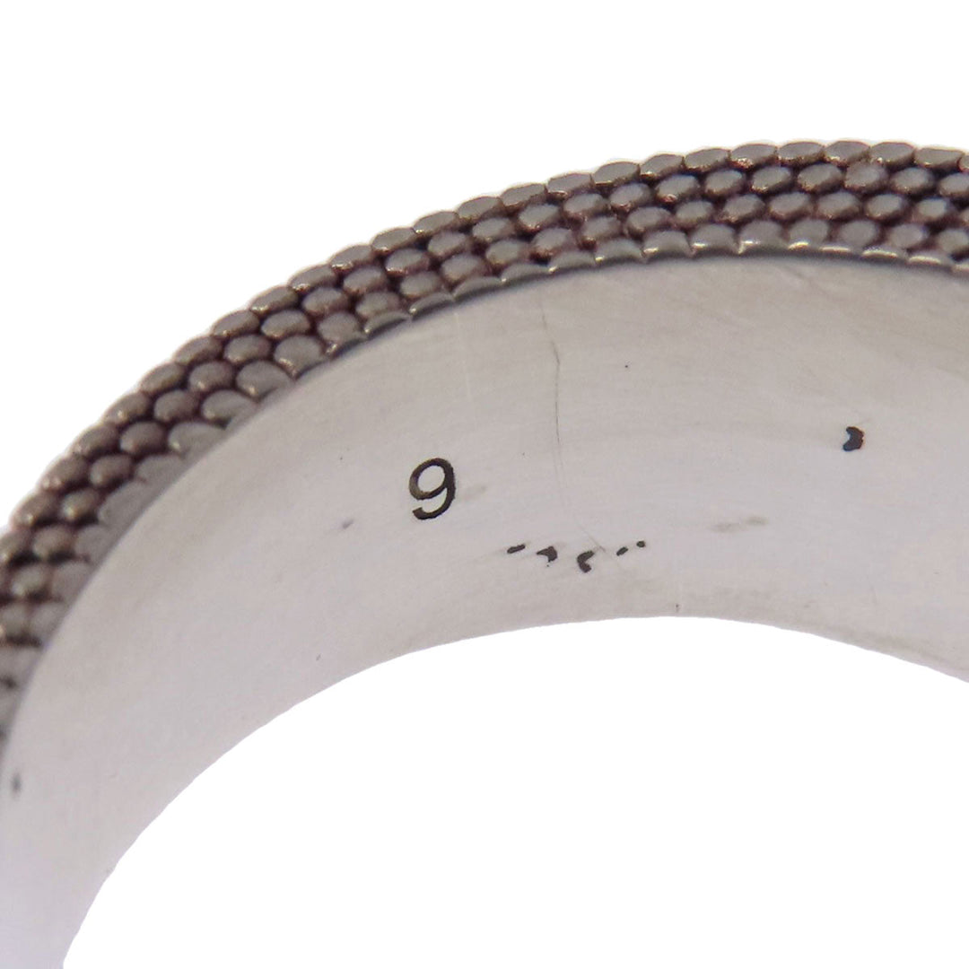 GUCCI Ring SV Silver Interlocking G 9