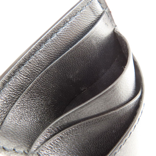 BVLGARI Card Case leather black AMBUSH Women(Unisex) Used Authentic