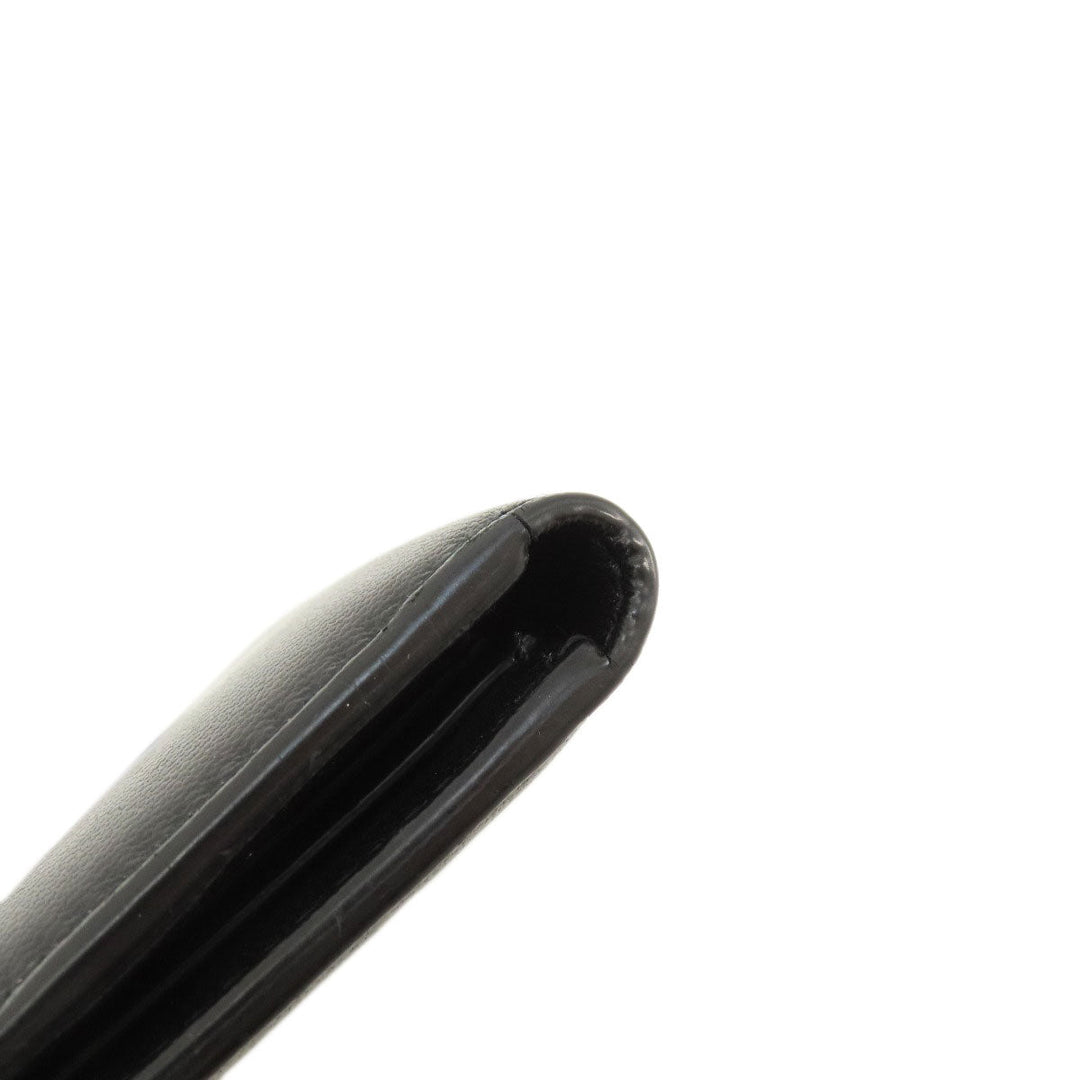 BVLGARI Card Case leather black AMBUSH Women(Unisex) Used Authentic