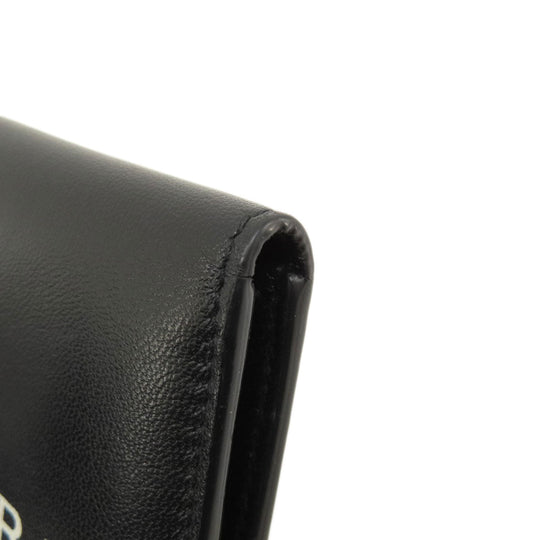 BVLGARI Card Case leather black AMBUSH Women(Unisex) Used Authentic
