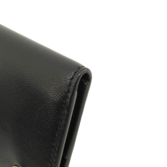 BVLGARI Card Case leather black AMBUSH Women(Unisex) Used Authentic