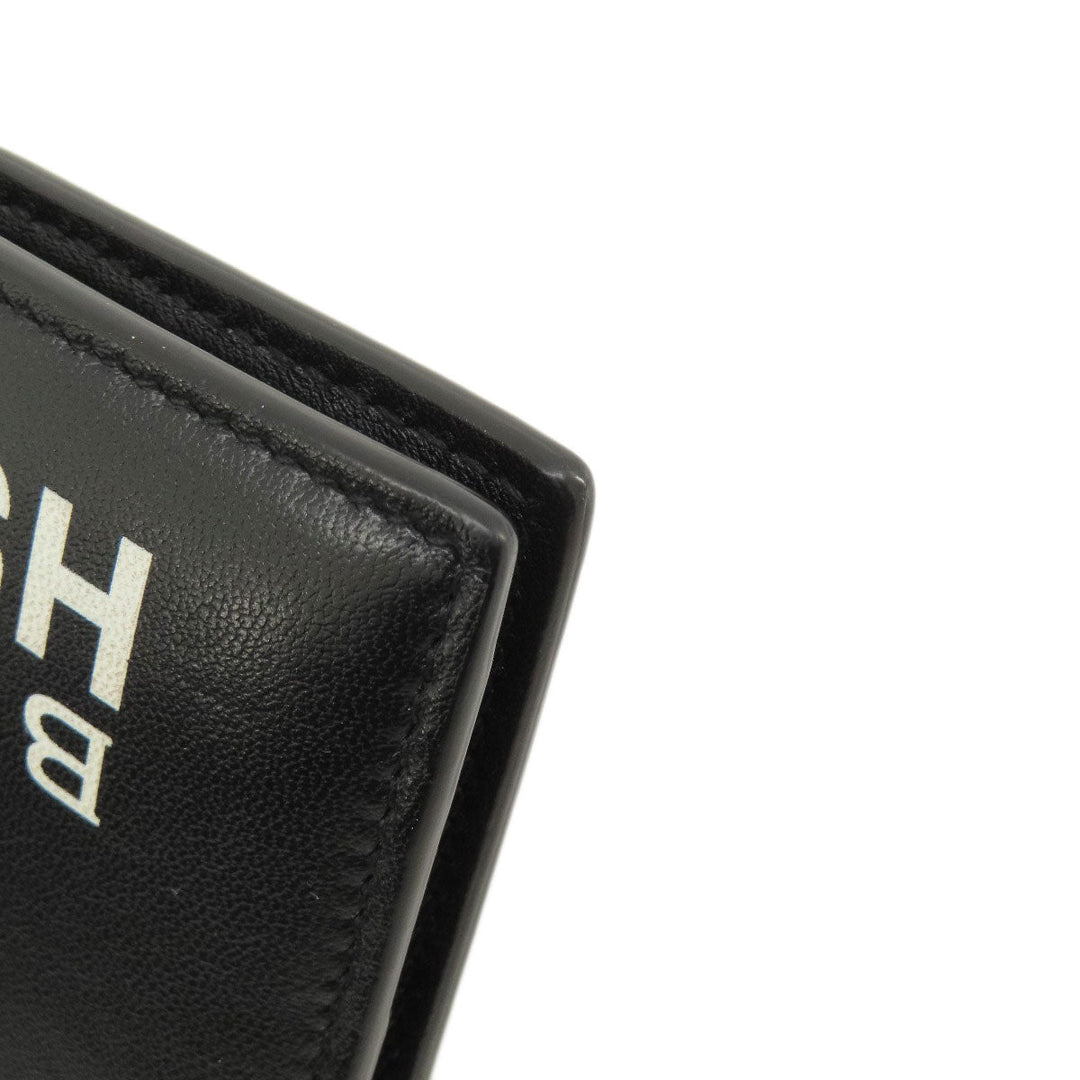 BVLGARI Card Case leather black AMBUSH Women(Unisex) Used Authentic