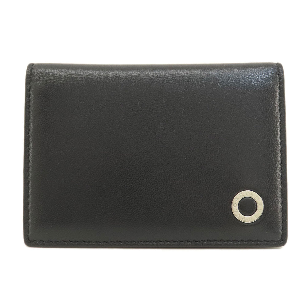 BVLGARI Card Case leather black AMBUSH Women(Unisex) Used Authentic