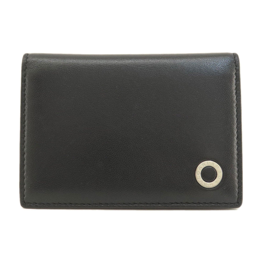 BVLGARI Card Case leather black AMBUSH Women(Unisex) Used Authentic