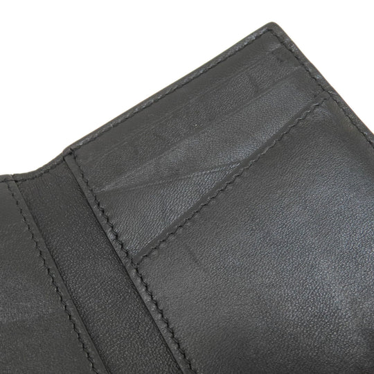 BVLGARI Card Case leather black AMBUSH Women(Unisex) Used Authentic