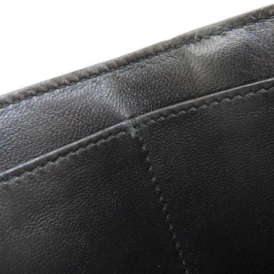 BVLGARI Bifold Wallet leather black AMBUSH mens Used Authentic