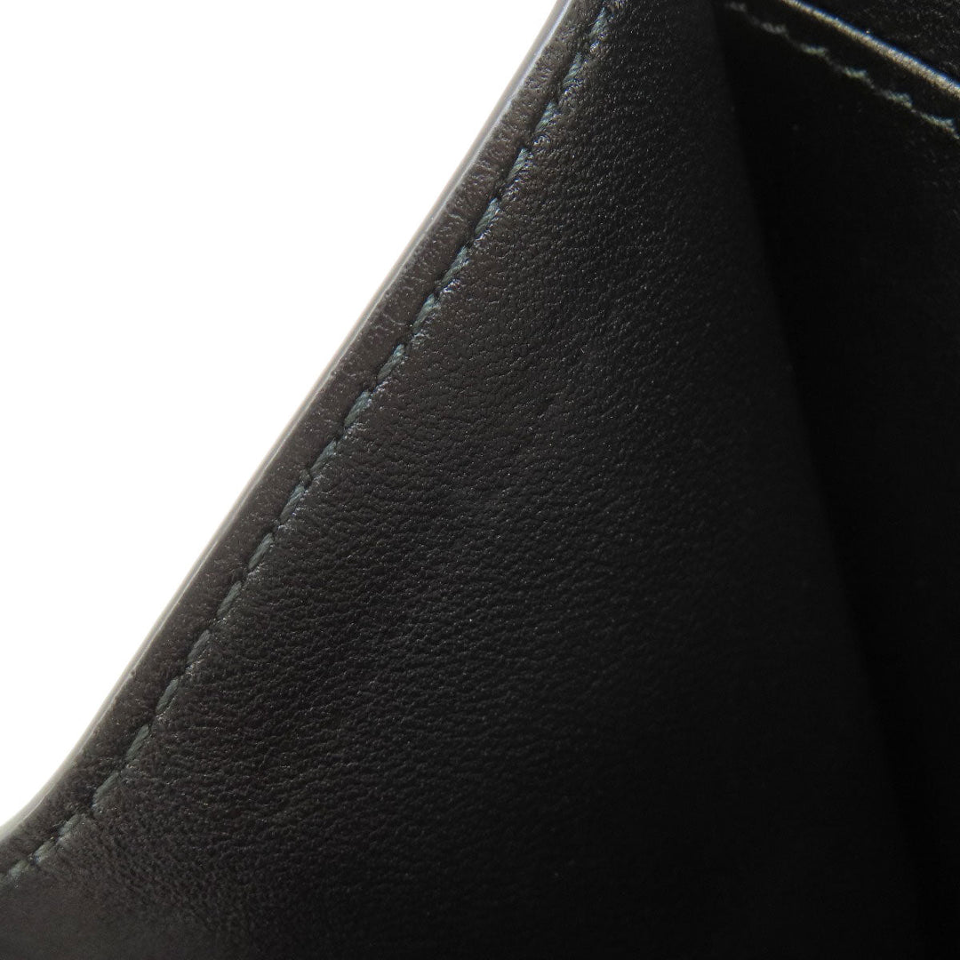 BVLGARI Bifold Wallet leather black AMBUSH mens Used Authentic