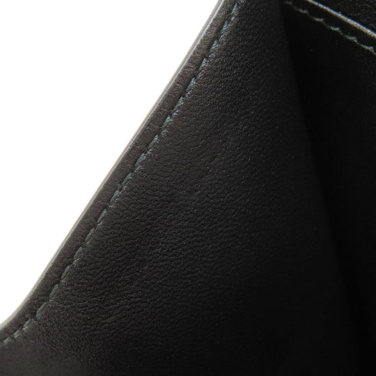 BVLGARI Bifold Wallet leather black AMBUSH mens Used Authentic