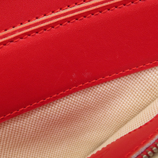 TOD’S Tote Bag leather Red Simple design