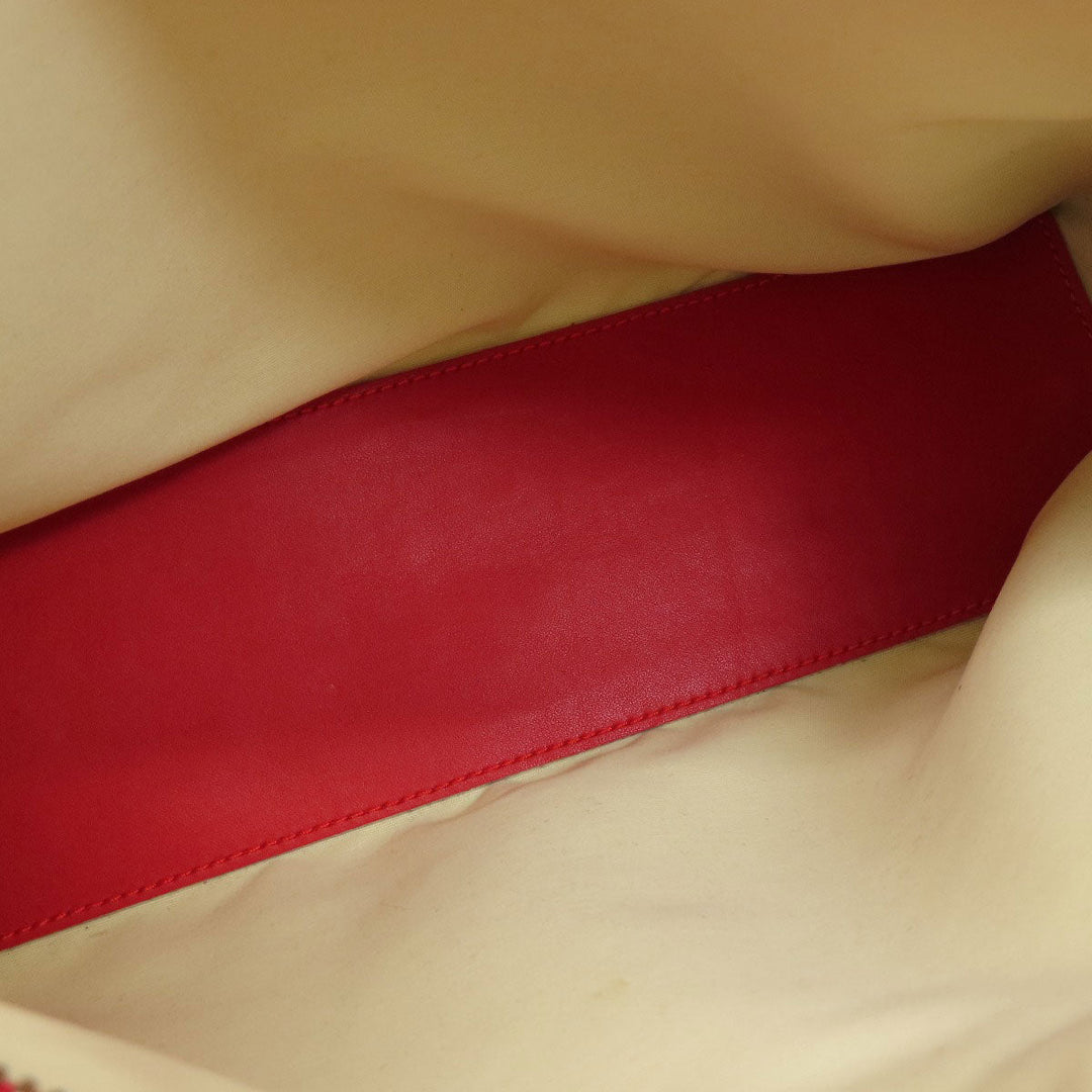TOD’S Tote Bag leather Red Simple design