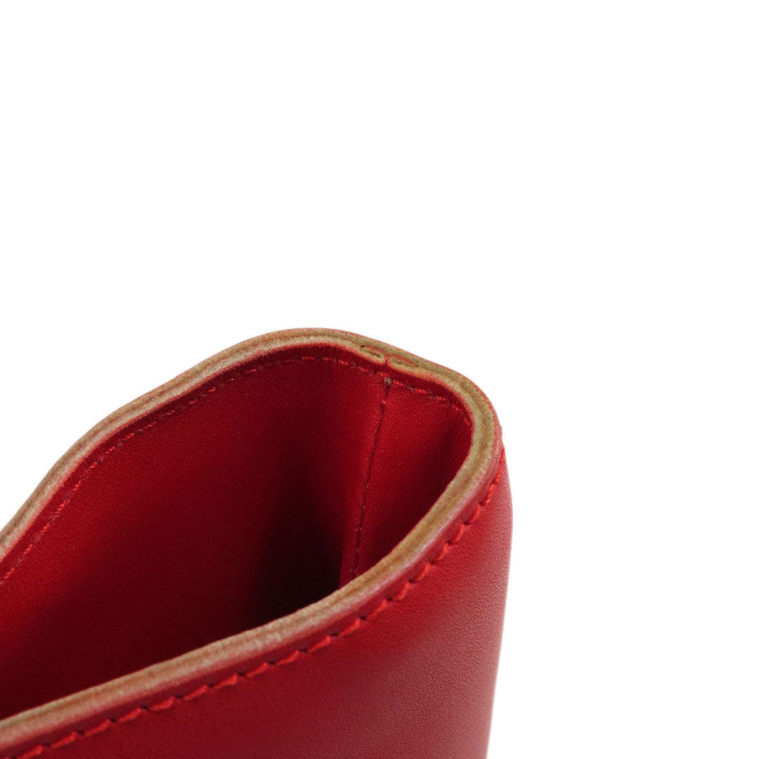 TOD’S Tote Bag leather Red Simple design