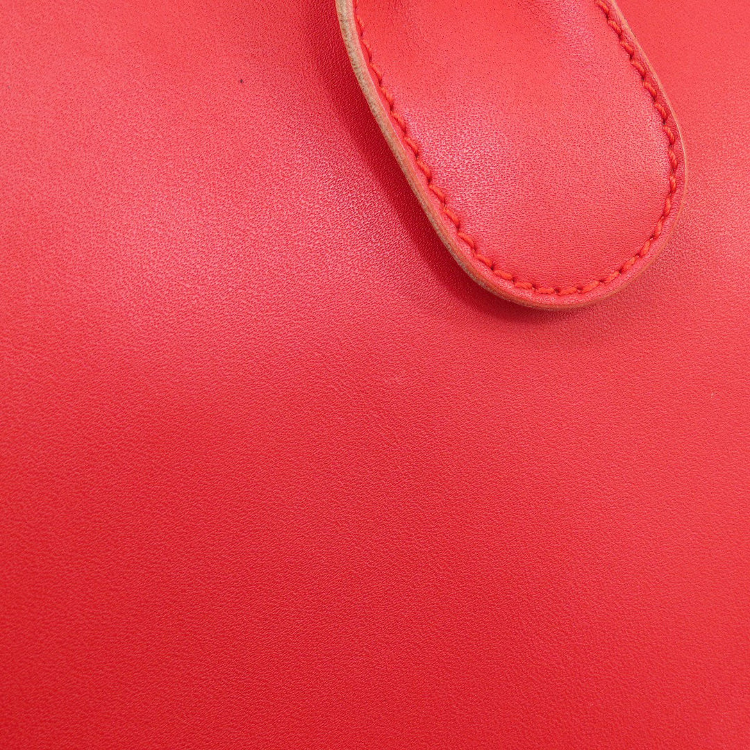 TOD’S Tote Bag leather Red Simple design
