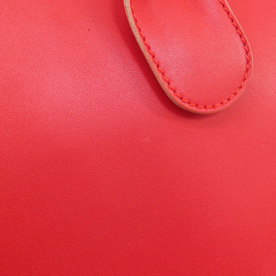 TOD’S Tote Bag leather Red Simple design