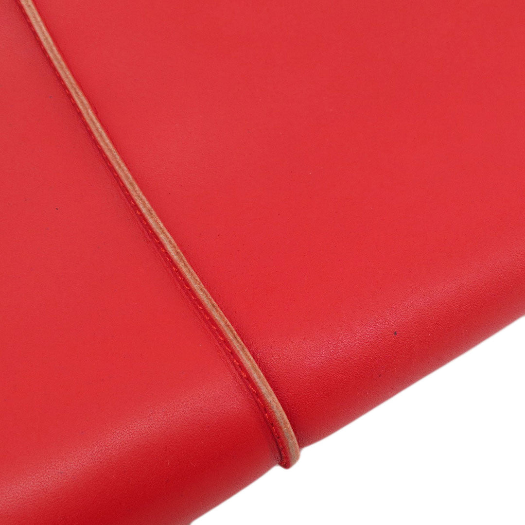 TOD’S Tote Bag leather Red Simple design
