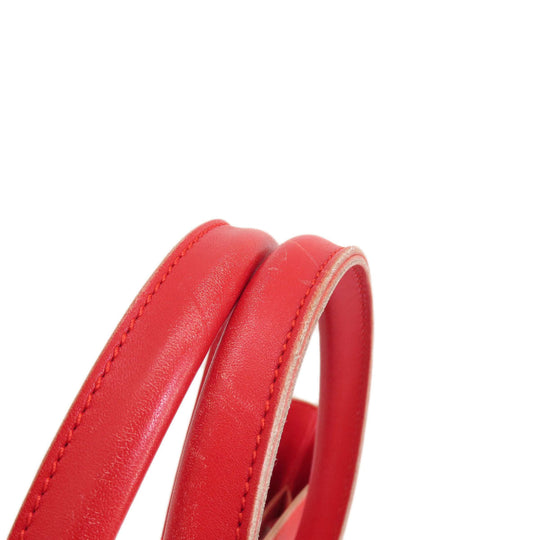 TOD’S Tote Bag leather Red Simple design