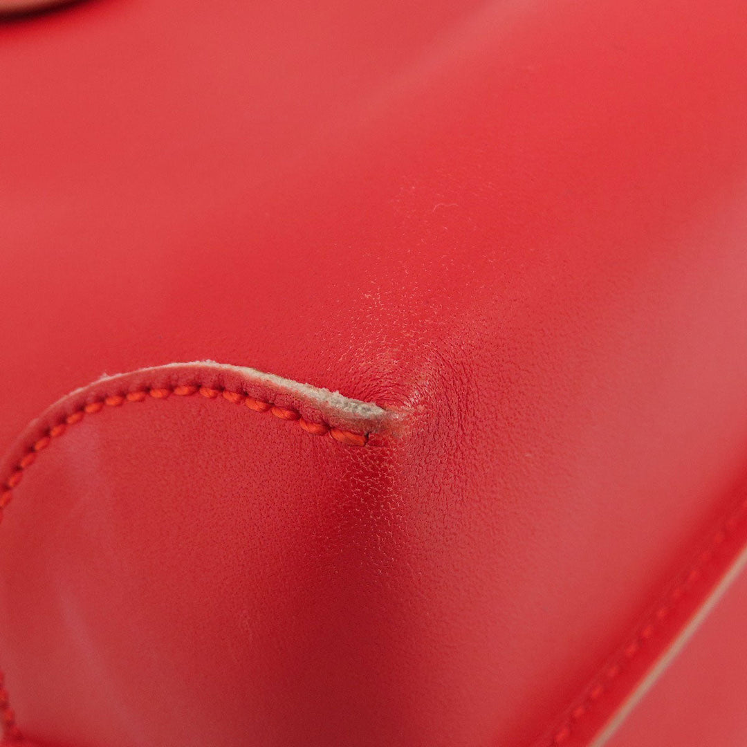 TOD’S Tote Bag leather Red Simple design
