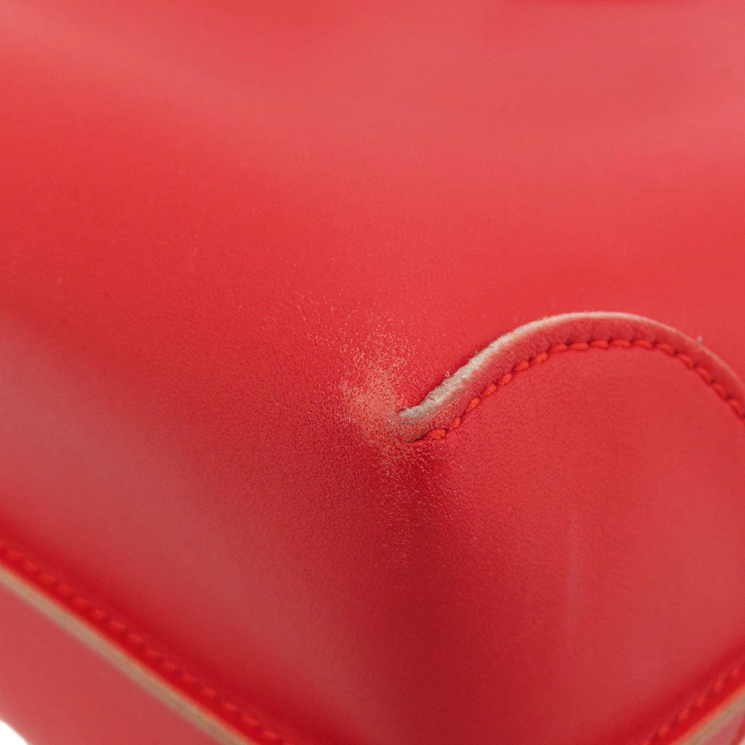 TOD’S Tote Bag leather Red Simple design