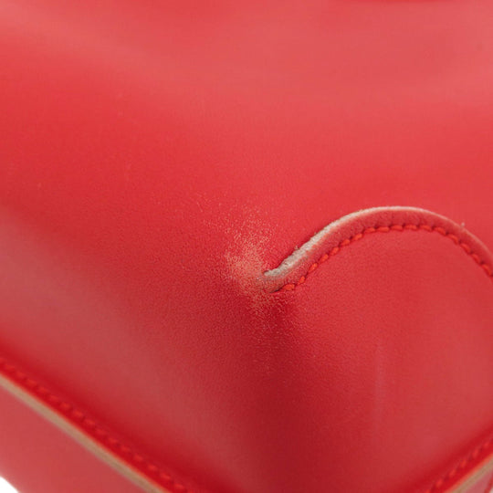 TOD’S Tote Bag leather Red Simple design