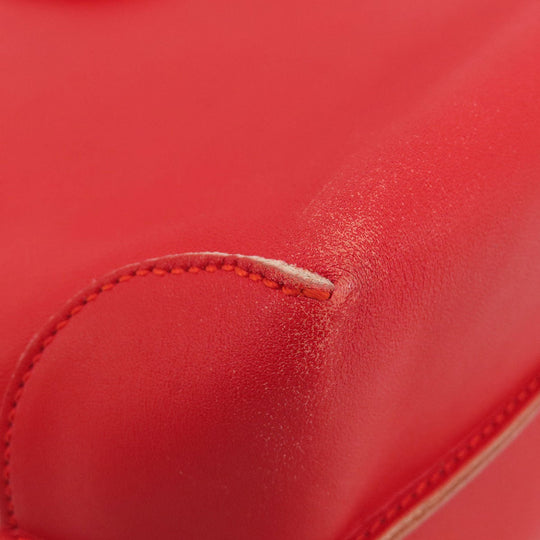 TOD’S Tote Bag leather Red Simple design